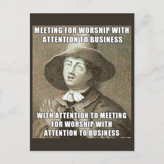 Business Meetingはがき ポストカード (正面)