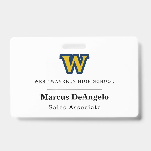 Business Meetingイベント名タグ/ロゴ付きバッジ バッジ (Front)