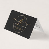 Business Monogram Scriptロゴお客様ありがとうございます (正面)