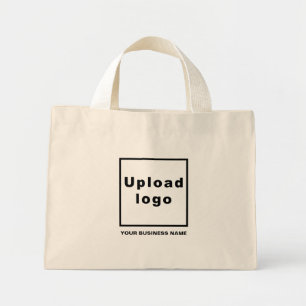 Business Name and Logo on Small Size Tote Bag ミニトートバッグ