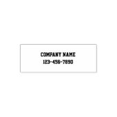 Business Name and Phone Number for Product Package セルフインキングスタンプ (デザイン)