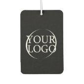 Business Name Create Your Own Company Text カーエアーフレッシュナー (正面)