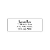 Business Name in Handwriting Font & Return Address セルフインキングスタンプ (デザイン)