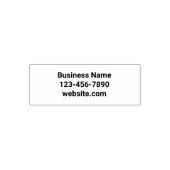 Business Name Phone Number Website Bold Template セルフインキングスタンプ (デザイン)