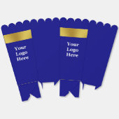 Business Navy Blueと金ゴールドのロゴはこちら フェイバーボックス (見開き)