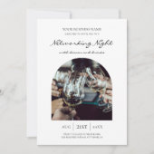 Business Networking Dinner & Drinks Event Photo 招待状 (正面)