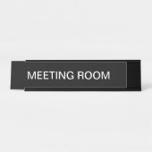 Business Office Meeting Room Desk Sign デスクネームプレート (正面)