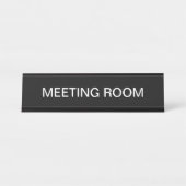 Business Office Meeting Room Desk Sign デスクネームプレート (正面)