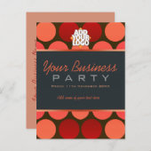 Business Office Workshopパーティの招待状テンプレート インビテーションポストカード (正面/裏面)