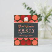 Business Office Workshopパーティの招待状テンプレート 招待状 (スタンド正面)