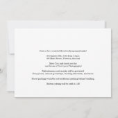 Business Open House招待状-ロゴの追加 招待状 (裏面)