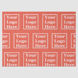 Business Orange-Redロゴはこちらテンプレート 薄葉紙