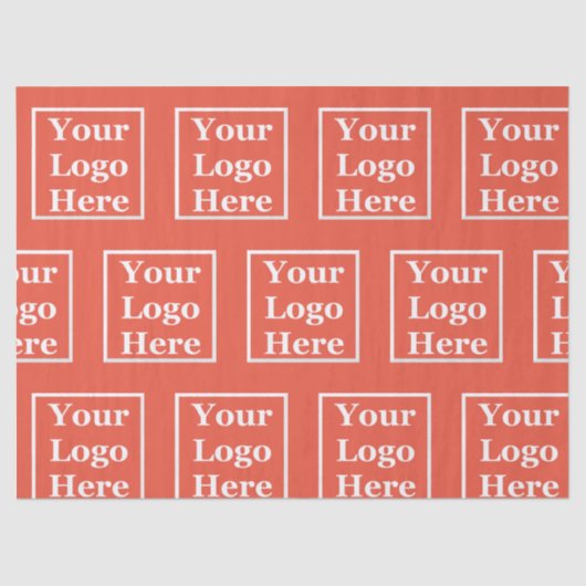 Business Orange-Redロゴはこちらテンプレート 薄葉紙 (正面)