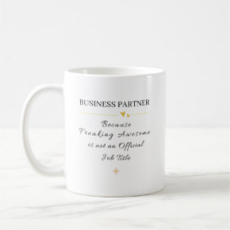 Business Partner Office Quote コーヒーマグカップ