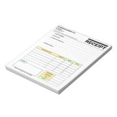 (Business Payment Pad) Sales Invoice Receipt Book ノートパッド (回転)