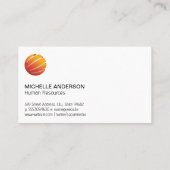 Business People in Board Room 名刺 (裏面)