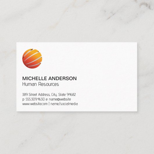 Business People in Board Room 名刺 (裏面)