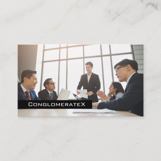 Business People in Board Room 名刺 (正面)