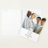 Business photo logoホワイトチームQRコード2025 プランナー手帳 (ディスプレー)