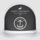 Business Photo Logo Christmas Reindeer Custom Gift (正面)