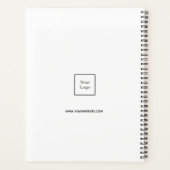 Business photo team members name white 2026 プランナー手帳 (裏面)
