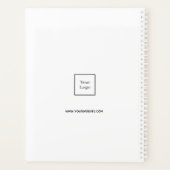 Business photo team white エレガント 2023 プランナー手帳 (裏面)