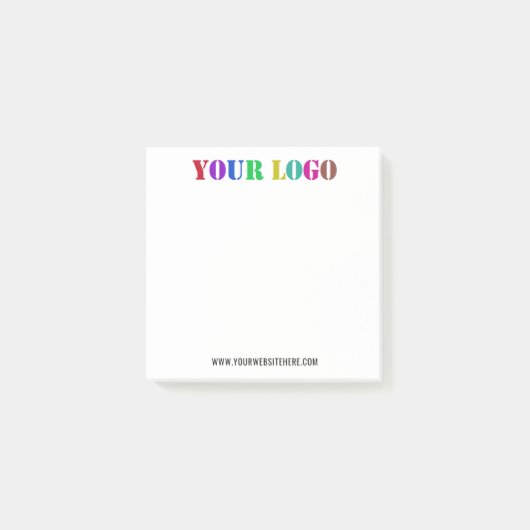 Business Post-it® Notesテンプレートデザイン独自 ポストイット (正面)