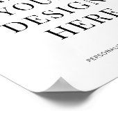 Business Poster Printing Custom Design 8x10インチプリント ポスター (角)