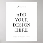 Business Poster Printing Custom Design 8x10インチプリント ポスター (正面)