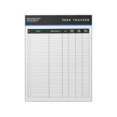 Business Project Management Task Tracker Notepad ノートパッド (回転)