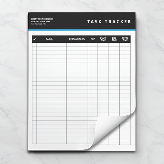 Business Project Management Task Tracker Notepad ノートパッド