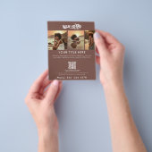 Business Promotional Beauty Hair Nail Terracotta チラシ (手)