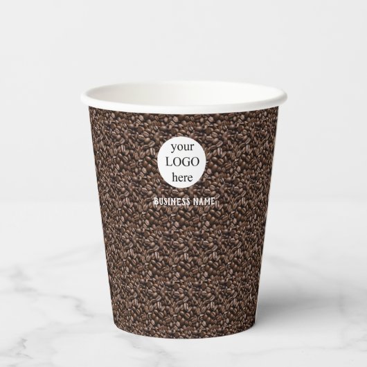 Business Promotional Logo & Name 紙コップ (裏面)