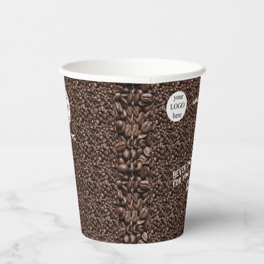 Business Promotional Logo & Name 紙コップ (右)