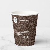 Business Promotional Logo & Name 紙コップ (正面)