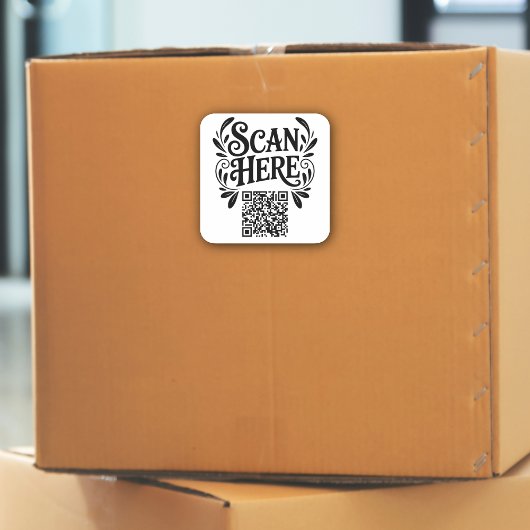 Business QR Code スクエアシール