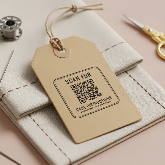Business QR Code Care Instructions Website セルフインキングスタンプ