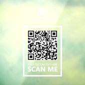 Business QR-Code Scan Me ウィンドウサイン (シート3)