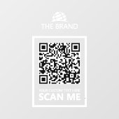 Business QR-Code Scan Me ウィンドウサイン (シート)