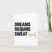 Business Quote Sweat Equity Entrepreneur  カード (正面)