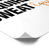 Business Quote Sweat Equity Entrepreneur  ポスター (角)