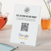 Business Review QR Code Rating Pedestal  台座サイン (インサイチュ)