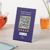 Business Review Tabletop Sign l QR Code 台座サイン (インサイチュ)