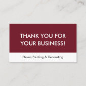 Business Review Thank You QR Code 紹介カード (正面)