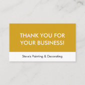 Business Review Thank You QR Code Minimal 紹介カード (正面)