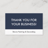 Business Review Thank You QR Code Modern Simple 紹介カード (正面)