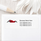 Business Roofロゴ差出人住所ラベル ラベル (インサイチュ)