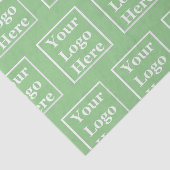 Business Sage Green Yourロゴはこちらテンプレート 薄葉紙 (詳細)