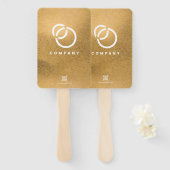 Business Scan Me QRコードWebサイトのモダンシンプル ハンドファン (正面&裏面)