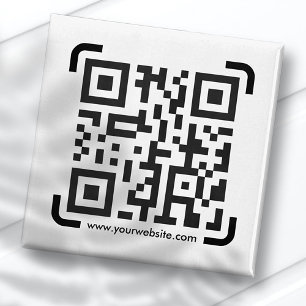 Business Scan Me QRコードWebサイトのモダンシンプル マグネット